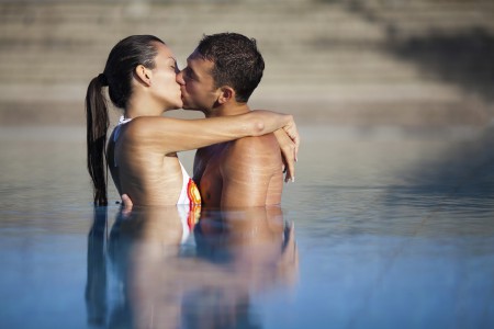 sexe dans l'eau